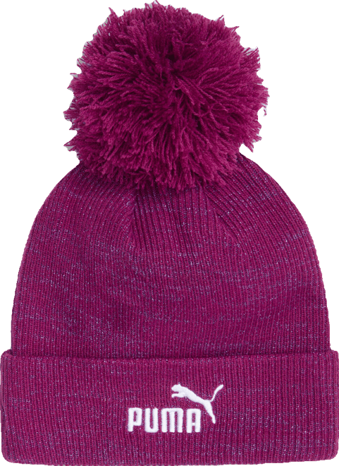 PUMA Ribbed Pom Pom Beanie Hat