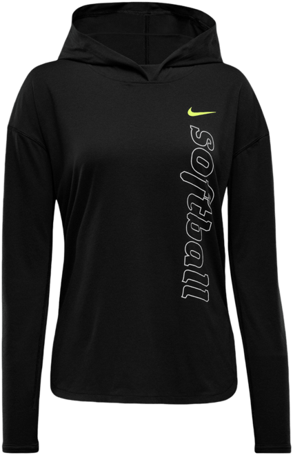 Nike Women's Dri-FIT Long-Sleeve Softball Hoodie
