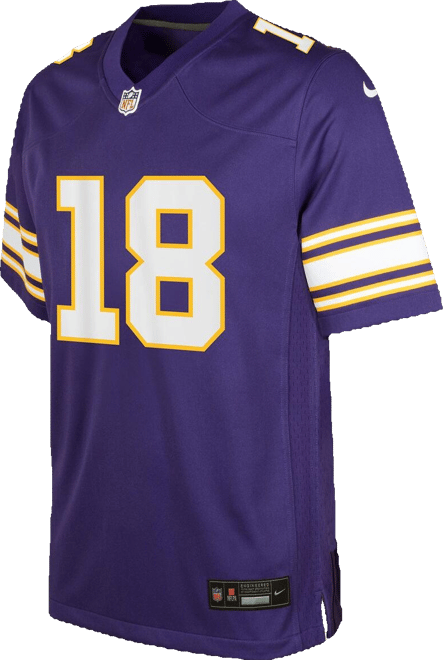 Big Boys  Justin Jefferson Purple Minnesota Vikings Classic Player Game Jersey