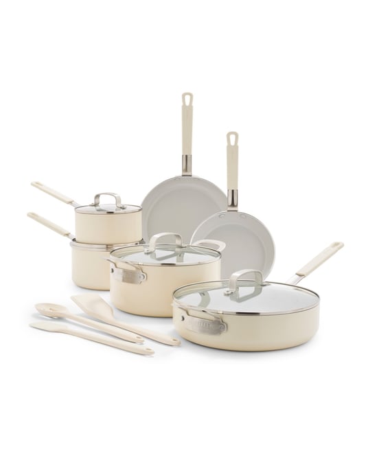 X Bobby Flay Professional Grade Ceramic Nonstick 13-Piece Cookware Set