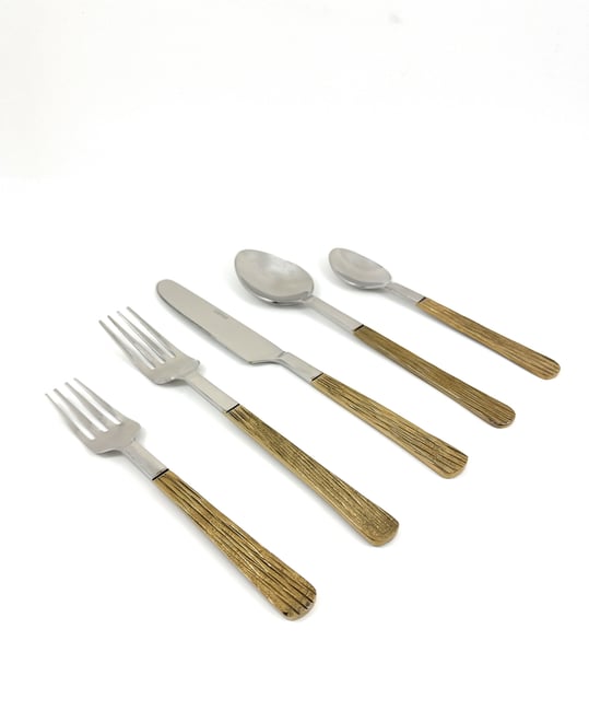 Brushed 20-Pc. Flatware Set, Serving for 4