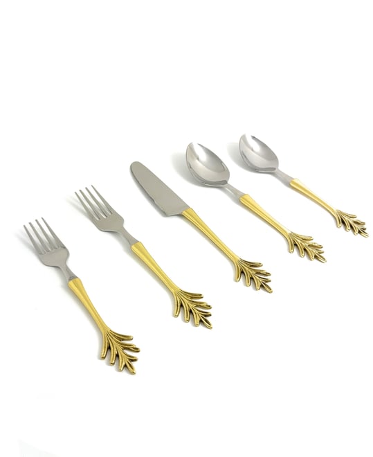 Leaf 20-Pc. Flatware Set, Serving for 4