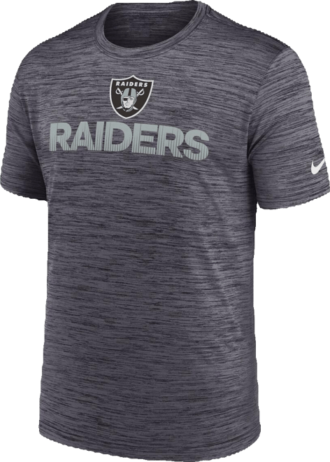 Men's Black Las Vegas Raiders Blitz Velocity Modern Performance T-Shirt