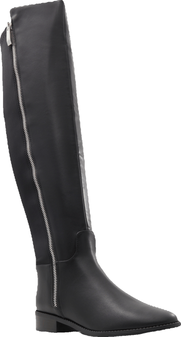 【ALDO】セール☆Aahliyah☆サイドジップ☆ニーハイブーツ Aahliyah Black Synthetic Smooth Women's Casual boots | ALDO US