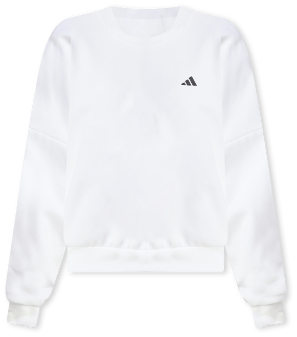 adidas Women s Essentials Feel Cozy Logo Fleece Sweatshirt Macy s