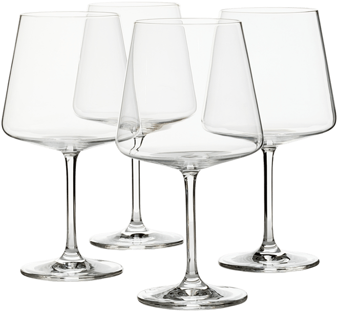 Flur Collection 23.3-oz. Red Wine Glasses, Set of 4, Exclusively at Macy's