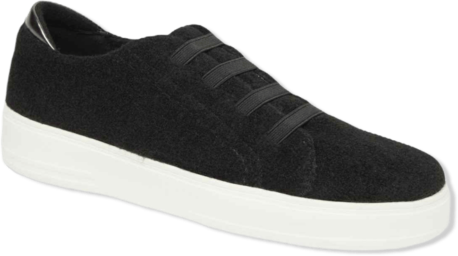 Women's Sport Foam Elastic Lace Slip-On Sneaker