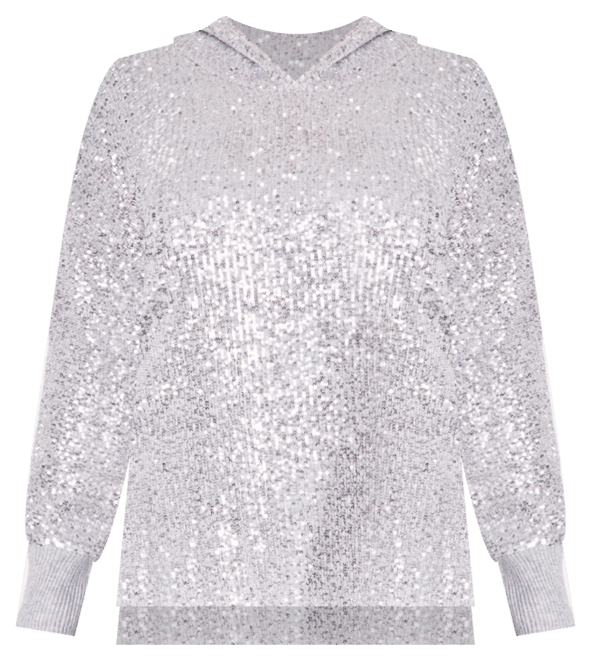 INC International Concepts Plus Size Sequin Sweater Hoodie Created for Macy s Macy s
