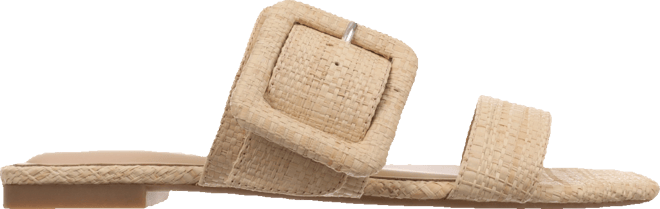 Women's Paulina Buckled Two-Band Flat Sandals, Created for Macy's