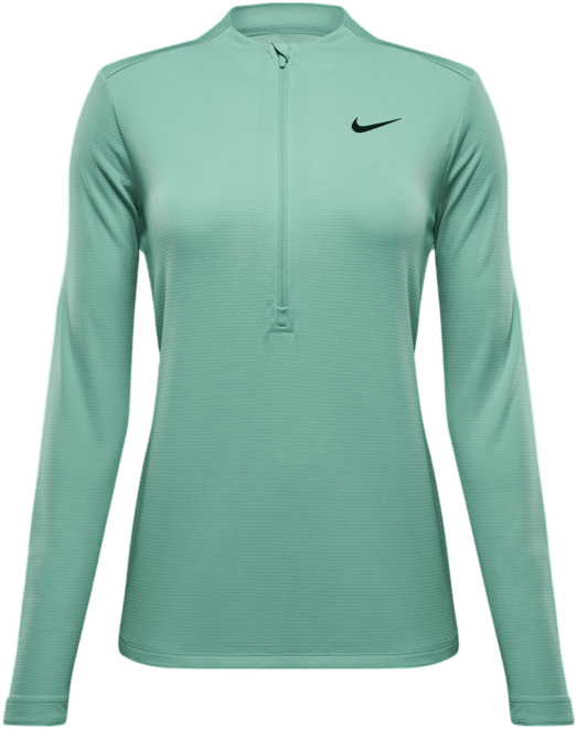 Nike Advantage Playera de golf de medio cierre Dri-FIT UV para mujer