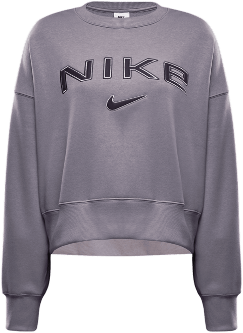 Nike Sportswear Phoenix Fleece Sudadera de cuello redondo sin cierre extra oversized con logotipo para mujer
