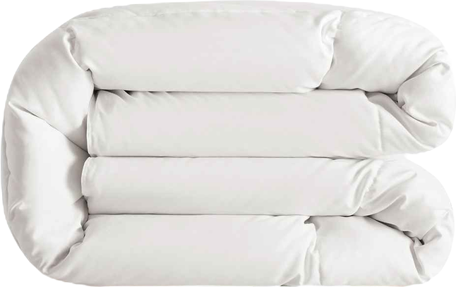 Warm and Cozy 360 Thread Count All Season Down and Feather Fiber Comforter, King