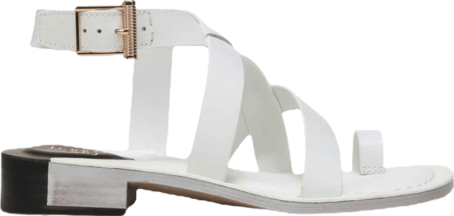 Women's Ina Toe Loop Ankle Strap Stacked Heel Sandals