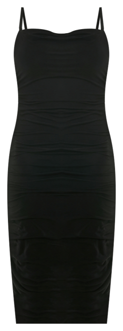 Women's PowerMesh Side Shirt Slip Dress