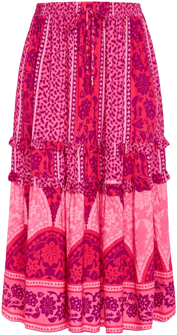 Plus Size Samara Print Skirt