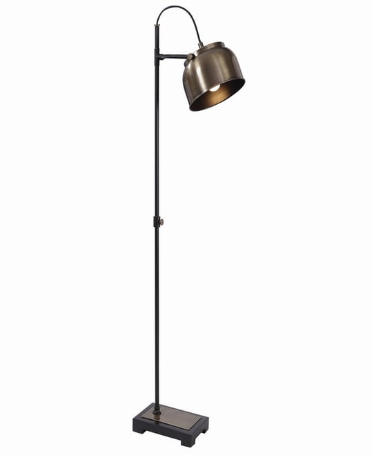 62" Metal Bessemer Industrial Floor Lamp