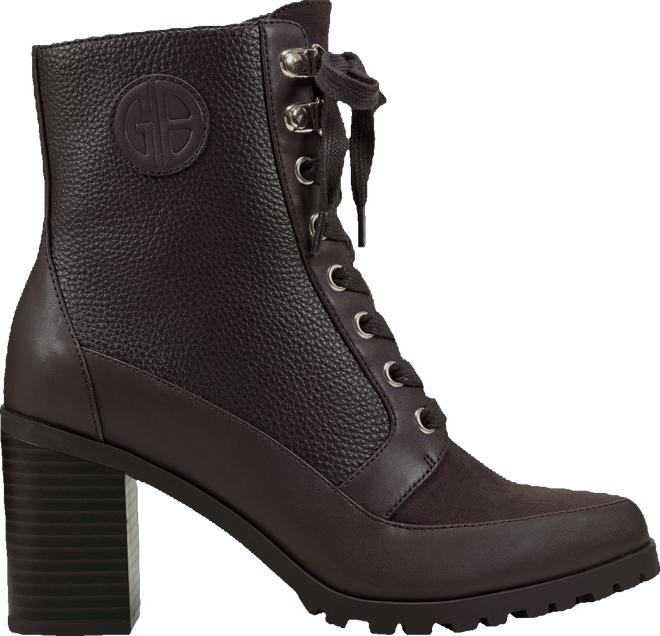 Women's Keegann Memory Foam Lace Up Lug Sole Booties, Created for Macy's