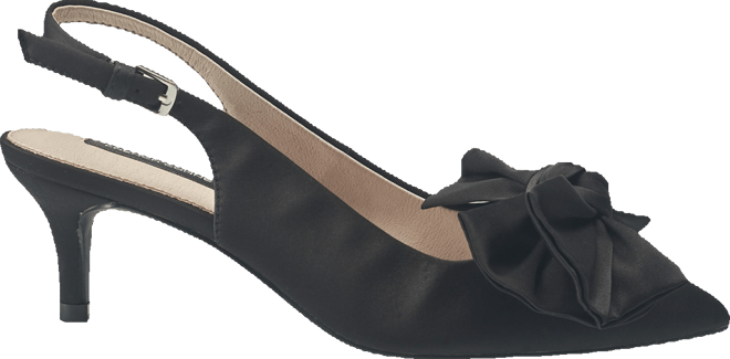 Ladies Quinnbow Slingback Kitten Heel