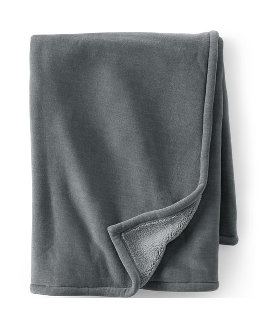 Lands' End Chenille High Pile Throw Blanket