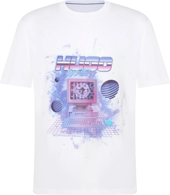 Hugo by  Men's Short Sleeve Crewneck Graphic T-Shirt