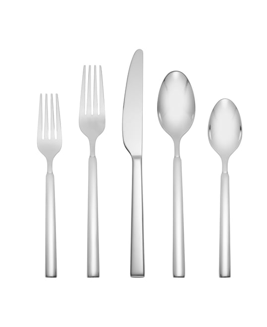Stainless Steel Drew Mirror 51-Pc. Flatware Set, Service for 8