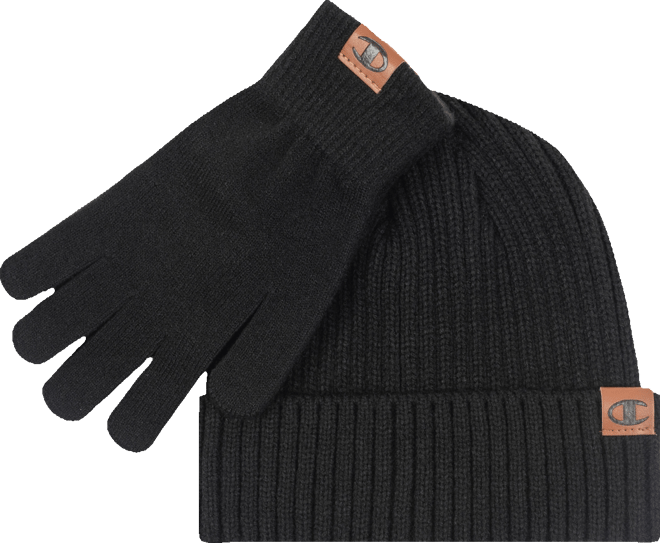 Men's Shift 2-Pc. Ribbed-knit Beanie & Gloves Set