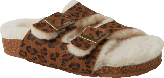 Fireside by  Women's Tamworth Genuine Shearling Double Band Sandal