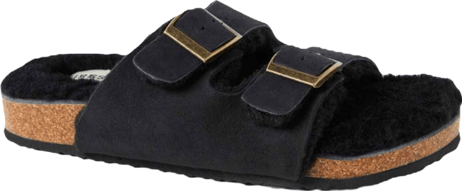 Fireside by  Women's Tamworth Genuine Shearling Double Band Sandal