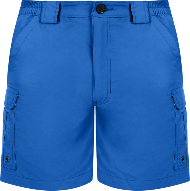 Reel Legends Mens 7.5 in. Solid Bonefish Cargo Shorts