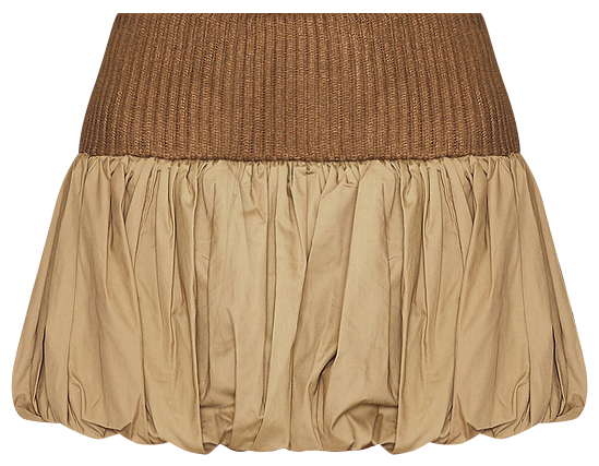 Sandy Knit Balloon Skirt