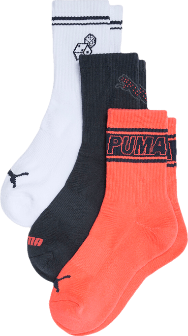 PUMA Women's Half-Terry Low Cut Socks (3 Pairs)