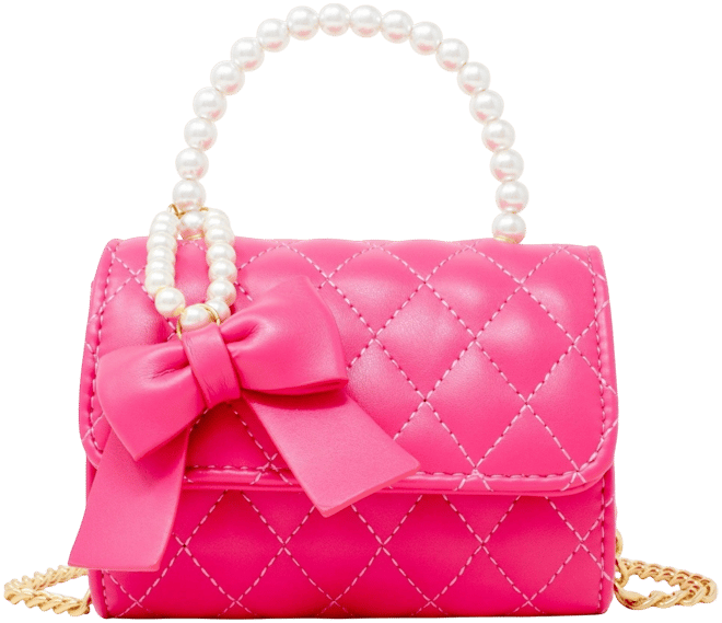 Tiny Treats + Zomi Gems Girls Quilted Pearl Handle Bow