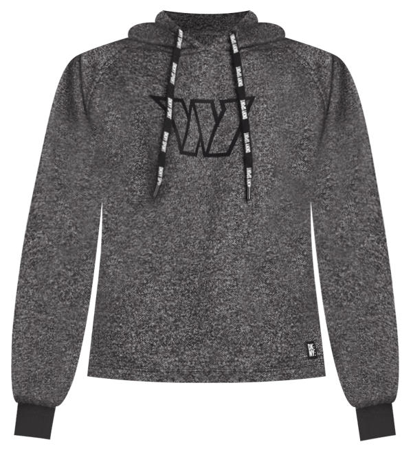 Sport Women's Black Washington Commanders Debbie Dolman Raglan Pullover Hoodie Sweatshirt