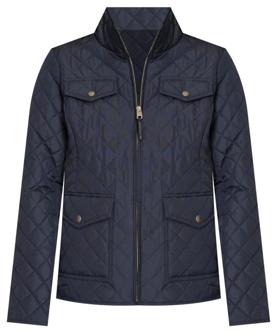 Women's Solid Quilted Jacket