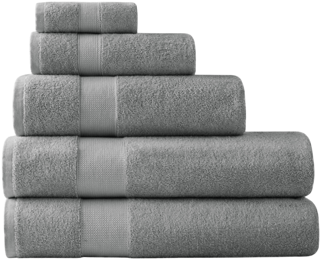 Premium Turkish Cotton Plush 6-Pc. Bath Towel Set