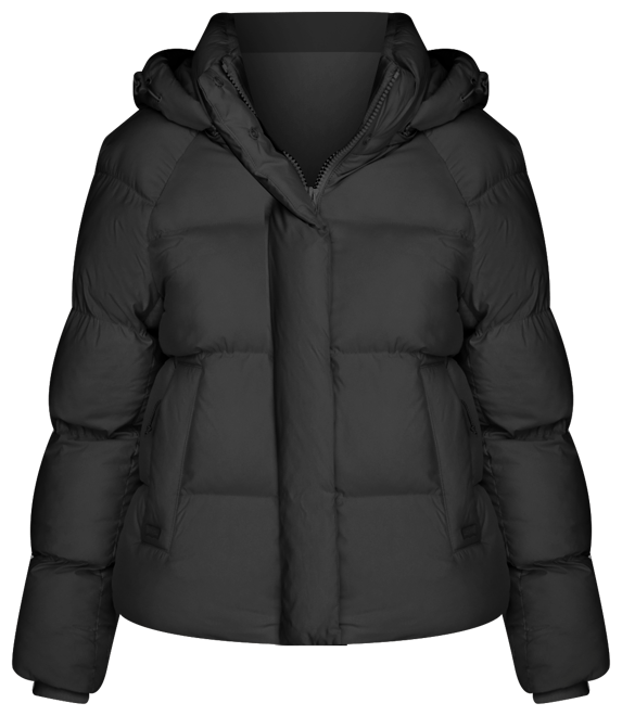 Women's Quilted Hooded Puffer Jacket