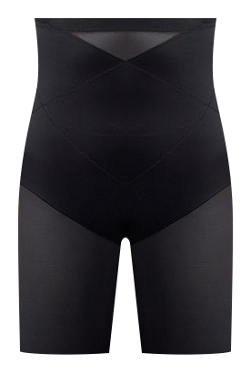 Black Solid Tummy Hip And Thigh Shapewear 2838046.htm - Buy Black