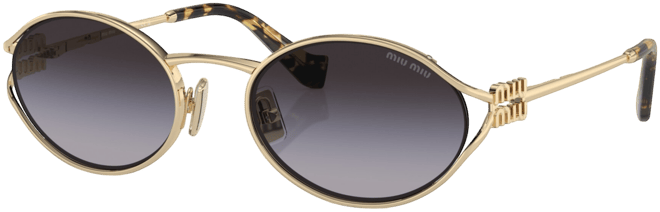 Women's Oval Metal Sunglasses, MU52YS