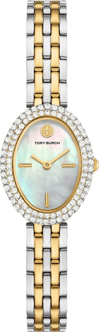 Women's The Oval Two-Tone Stainless Steel Bracelet Watch 28mm