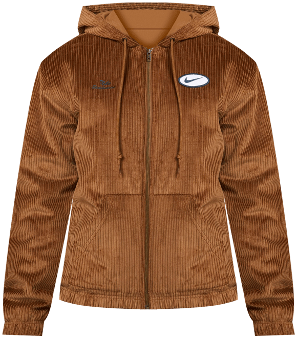 나이키 SB 풀집 후드 코듀로이 스케이트보딩 재킷