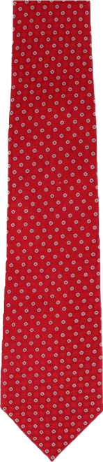 Men's Ewing Square and Polka Dot Business Silk Necktie