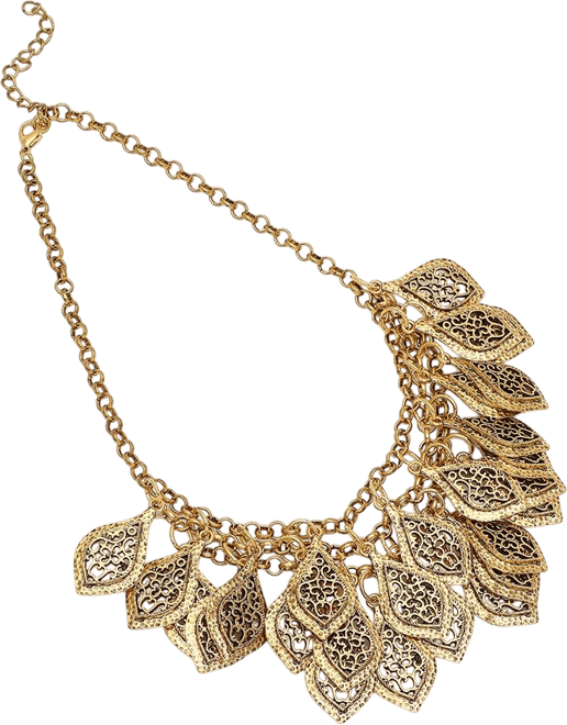 Women's Leaf Statement Necklace