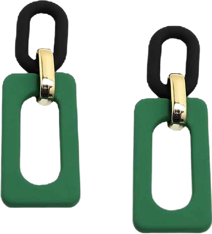 Women's Chainlink Drop Earrings