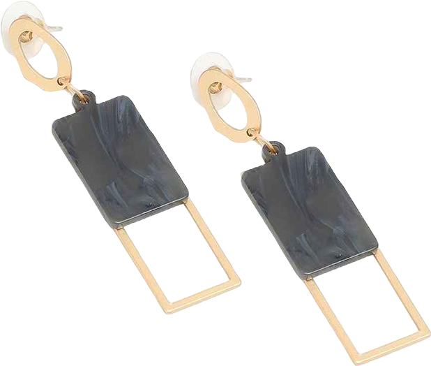 Women's Structured Drop Earrings