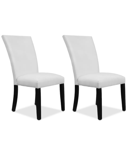 Kellet 2 Pc. Faux Leather Dining Chair Set, Created for Macy's