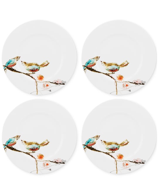 Chirp Salad Plates, Set of 4