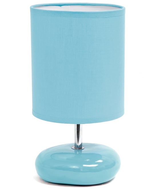 10.24" Traditional Mini Round Rock Table Lamp