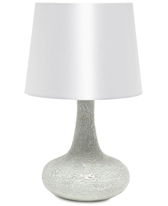 14.17" Patchwork Crystal Glass Table Lamp