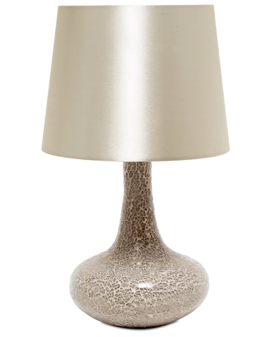 14.17" Patchwork Crystal Glass Table Lamp