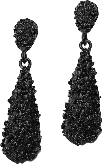 Women's Corroded Drop Earrings